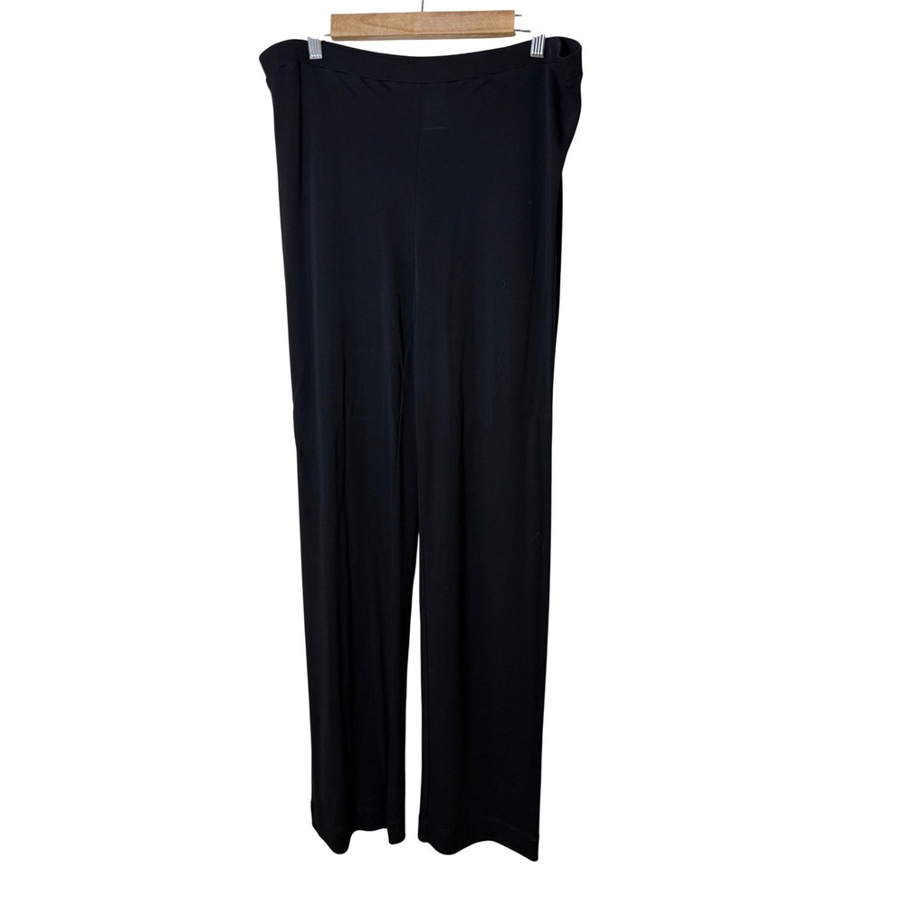 Herve Leger Paris Women Pants 16 Black High Rise Straight Vintage Luxury READ